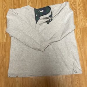 Jemco sportswear Size Large Very Light Gray